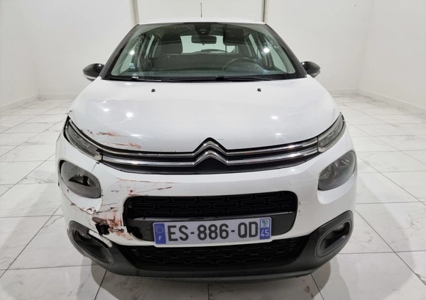 Citroen C3 cena 22700 przebieg: 109000, rok produkcji 2017 z Racibórz małe 232